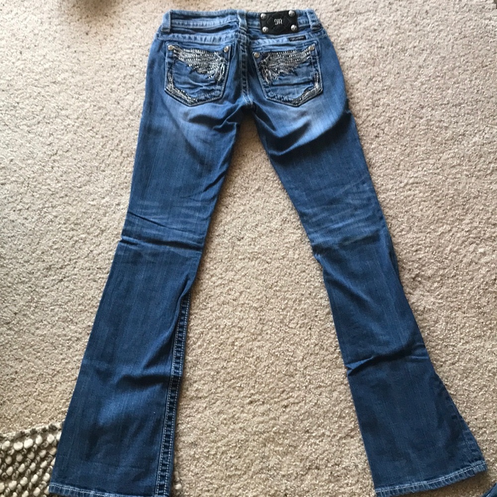 Miss Me jeans size 25 angel wings.